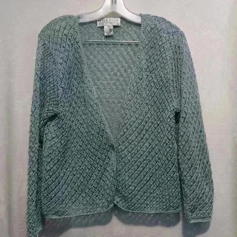 norton studio pointelle sweater Old Money Grannycore Normcore Casual Work Dressy